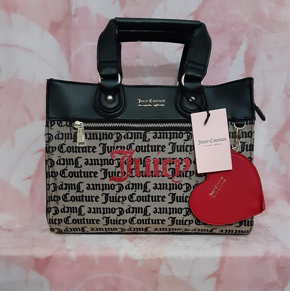 Juicy Couture Gothic Heart Satchel ❤🖤 - Picture 10 of 12